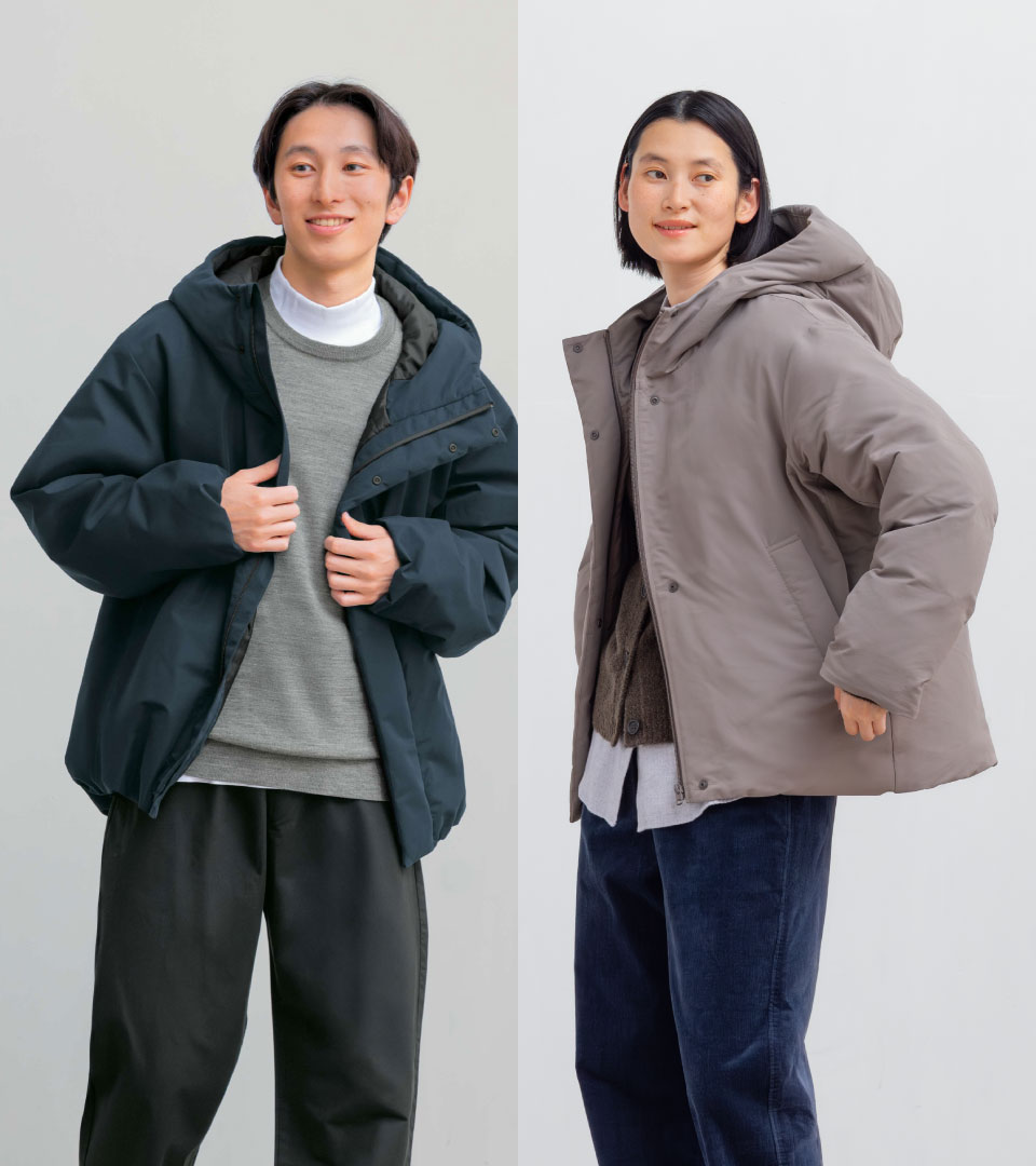 25AW 아우터 불필요함은 덜고 온기를 더한 25AW 아우터. 차분한 컬러와 가벼운 착용감으로 한 장으로도 따뜻하게 스타일링해 보세요.